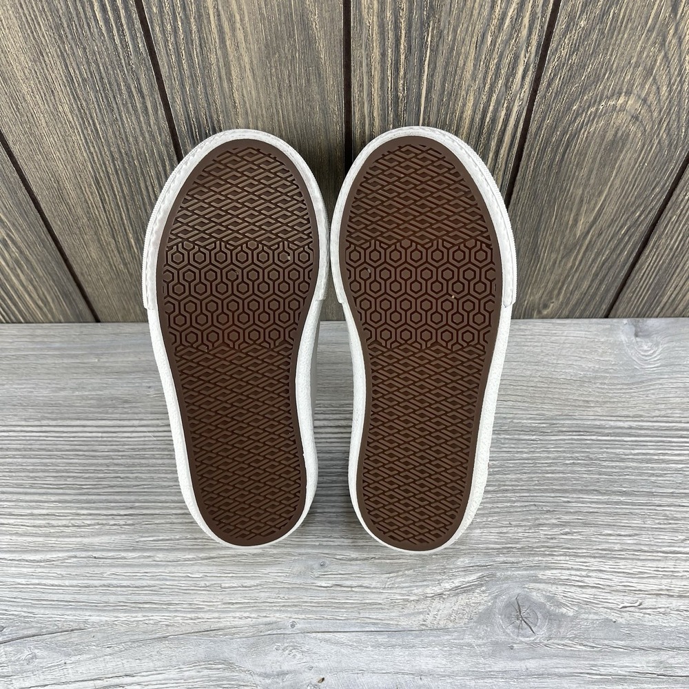Burberry Kid's Larkhall Icon Stripe Logo Gabardine Sneakers Size 29 - Picture 12 of 16